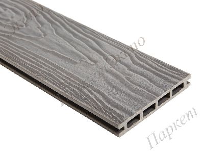 Террасная доска  Qiji, Premium  Серый, материал - древесно-полимерный композит - 3