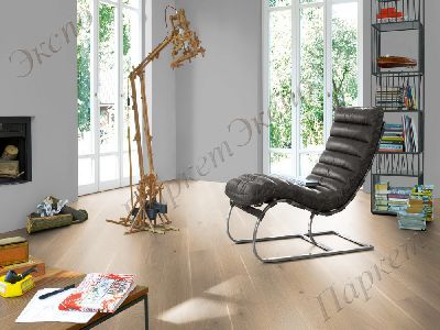 Паркетная Доска Дуб Oak White white matt lacquer  арт. 1518128 - 2