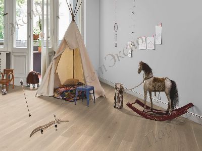 Паркетная Доска Дуб Oak White white matt lacquer  арт. 1518128 - 3