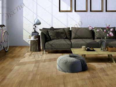 Паркетная Доска Дуб ХАМСИН (FF OAK KHAMSIN LACQUERED 3S) - 1