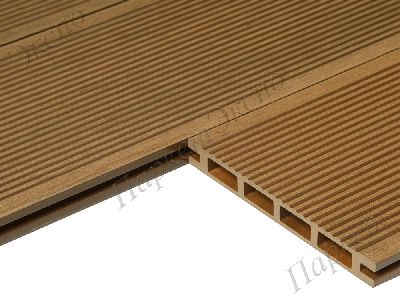 Террасная доска  CM Scandinavia, CM Decking MIX Teak, материал - древесно-полимерный композит - 3