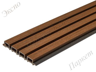 Террасная доска  CM Scandinavia, Стеновая панель CM Wall DUAL TEAK (Тик), материал - композит - 3