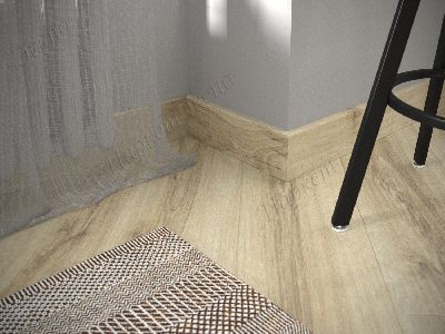 Плинтус виниловый Fine Floor Дуб FF-1515 / FF-1415 Дуб Макао