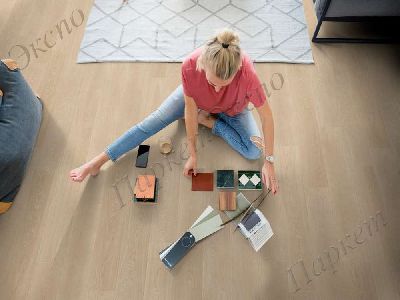 Ламинат 32 класс нагрузки, Balterio Дуб чистый 61107, срок службы - 25 лет - 2