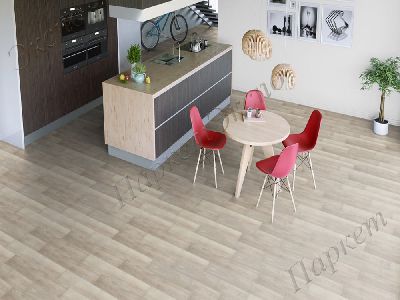 Виниловые полы Tarkett  Art Vinyl Дуб, 43 класс нагрузки, срок службы - 20 лет - 2
