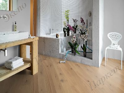 Паркетная Доска Дуб Oak brushed white natural oil plus  арт. 1739925 - 3