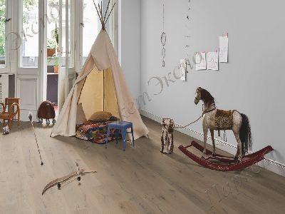 Паркетная Доска Дуб Oak smoked stone handcrafted 4V  1744432 - 2