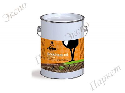 Масло для пропитки древесины Deck & Teak Oil Color, упаковка 2.5л, Специальное цветное масло для пропитки древесины вне помещений, произведенное на основе растительных масел.