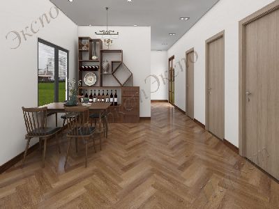 Виниловые полы HOI LOCK FLOORING Дуб, 43 класс нагрузки, срок службы - 25 лет - 3