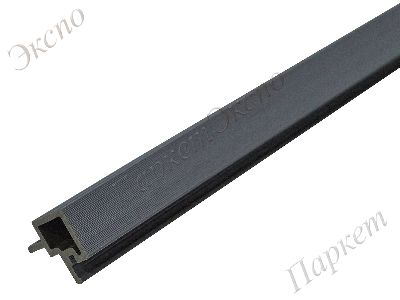 Террасная доска  CM Scandinavia, Угловой профиль  для CM Wall EBONY (Эбен), материал - композит - 2