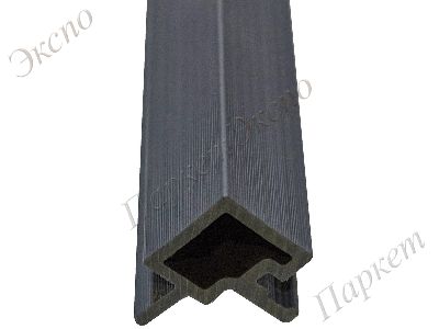 Террасная доска  CM Scandinavia, Угловой профиль  для CM Wall EBONY (Эбен), материал - композит - 3