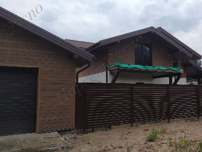 Террасная доска  CM Scandinavia, Фасадная панель CM Cladding BARK, Тик, материал - композит - 1