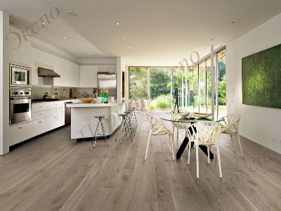 Паркетная Доска Дуб  Серый ( Gray ) Lively - 3
