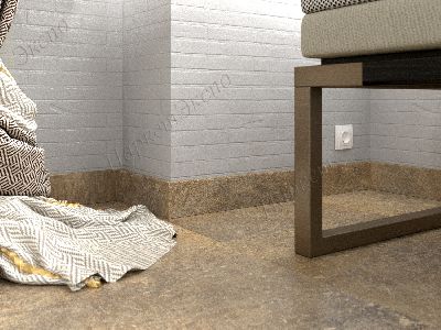 Плинтус виниловый Fine Floor Дуб FF-1558 / FF-1458 Шато Де Фуа