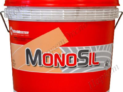Клей для паркета Monosil, упаковка 12 кг., Однокомпонентный клей на основе MS полимеров ,отверждающийся влагой воздуха EC 1